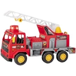 Brinq NZA Caminhão Fire Bombeiro Som e Luz NZ-4558