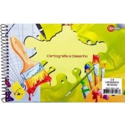 Cad Esp Flex Cartogr 48F Desen Pincel 3B PCT/10