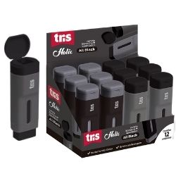 Caneta Borracha+Apontador All Black Tris R-910554