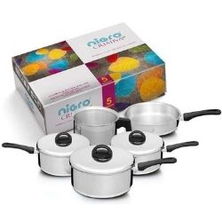 CJ Panelas Criativa Aluminio 5pçs Nigro R- 25228