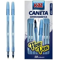 Caneta Esfer Flow Pen 1.0 C/50 Az Kazan R-KZ98162