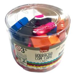 Borracha C/ Capa Neon C/24  BRW R-BO00213