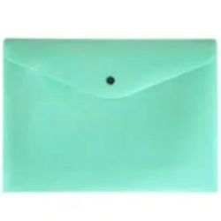 Envelope C/Botão A4 Serena Verde Pastel R-0012VP