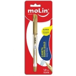 Caneta Esf Sigma Gold BT AZ Molin R-1245