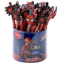 Lápis HB Top Spiderman C/36 Molin R-13588
