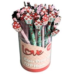 Lápis HB Top Heart Cupcake C/36 PT Molin R-22872