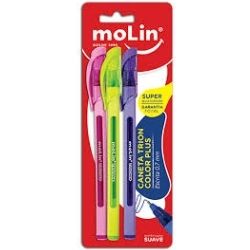 Caneta Esf. Trion 0,7 BT/3 Sort Molin R-1123