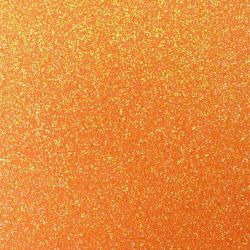 Papel Emborrachado Glitão Laranja Pct c/5 R4759