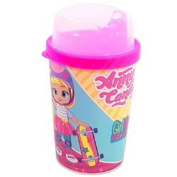 Copo C/ Bico C/ Tampa Anny Candy 250ml Panamby R-1080