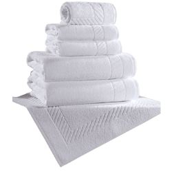 Toalha Banho Noblesse 70x1,35 Branco Lufamar 0001