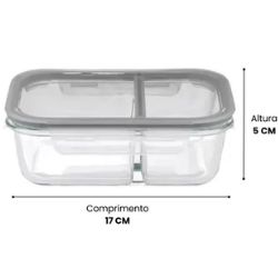 Pote Hermet. Ret. C/ Div. Tampa Preta 630ml R-16521