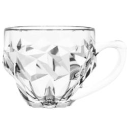 Xicara Café Vidro Rocks 105ML Inga R-18148