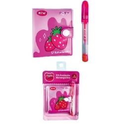 Kit de Anotações Moranguinho Fofy R- FF6117