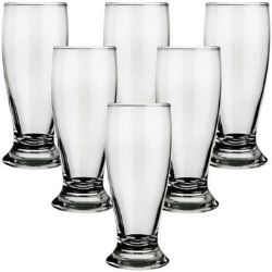Copo de Vidro Chopp Glass C/6 300ml L&T R-8147