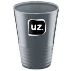 Copos Gomados 300ml Plus Cinza Tit Plast R-UZ159-CIN