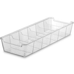 Organizador Gaveta C/Div 125x340 Transp. UZ382-TR