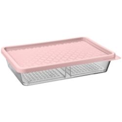 Organizador De Frios Transp Tampa Rosa R-UZ428