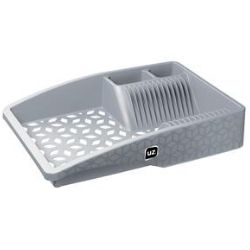 Escorredor de Louça Slim Cinza Tit UZ414-CAP