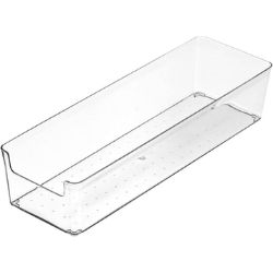 Organizador Gaveta Liso 125x340 Transp. UZ386-TR