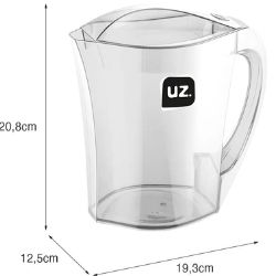 Jarra UZ 1,5Lt Gold PP Translucido Ref.UZ299- TR