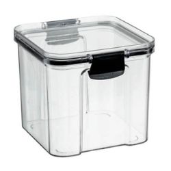 Organizador Slim C/ Tampa Trava Acrilico 710ml Plasnorthon Ref:1805