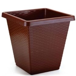 Vaso Quad 3L Rattan N°20 Marron Pratic R-893