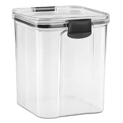 Organizador Clear C/ Tampa Trava Acrilico 1,200ml Plasnorthon Ref:1905