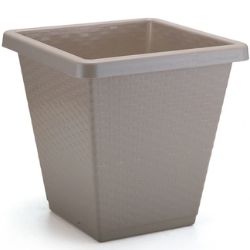 Vaso Quad 41L Rattan N°40 Capuccino Pratic R-1153