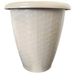Vaso Red 11L Rattan N°30 Capuccino Pratic R-1149