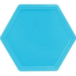 Bandeja Sextavada Pequena Azul bb Mirandinha R-0832