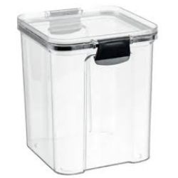 Organizador Slim C/ Tampa Trava Acrilico 950ml Plasnorthon Ref:1810