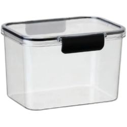 Organizador Clear C/ Tampa Trava Acrilico 1,9L Plasnorthon Ref:1920
