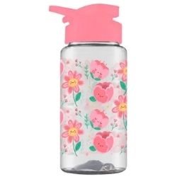 Garrafa Squeeze Transp Florzinhas 500ml Band R - 1726