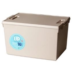 Caixa Organizadora UP 16L  38,5x25,5x22 Creme Paramount Ref:4715