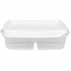 Pote Marmita C/ 3 Divisoria Branco Plasberg R-17014