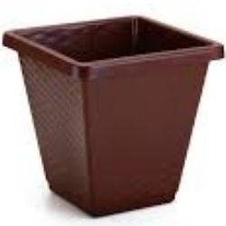 Vaso Quad 14L Rattan N°30 Marron Pratic R-895