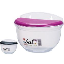 Saleiro Rubi Transparente e BR 1kg Nitron R-2002