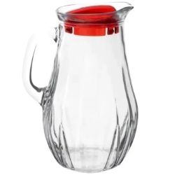 Jarra C/ Tampa Acrilica Vermelha PSB Fratelli Ref.91849