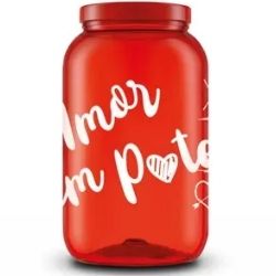 Pote Transp Vermelho Amor 3,6L Bandeirante R-9404
