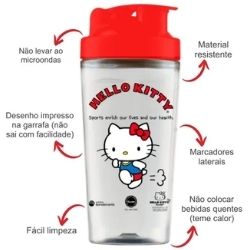 Shakeira Transp Hello Kitty 850ml Bandeirante R-1838