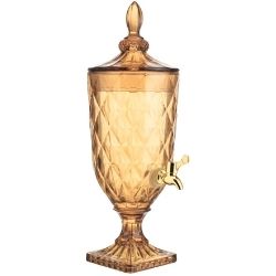 Suqueira elegance ambar vidro 3,2L Flashgoods R-F0543