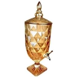 Suqueira imperial ambar vidro 5L Flashgoods F0545