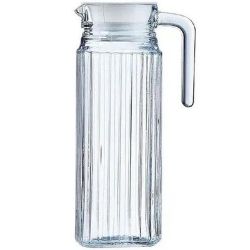Jarra C/Tampa 1L Vidro City Glass Flashgoods  R-F0645