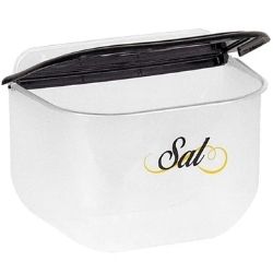 Saleiro Rubi Transparente e Preto 1kg Nitron R-003