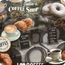 Toalha Mesa Term Coffee Drink 1400mm Plastco20063