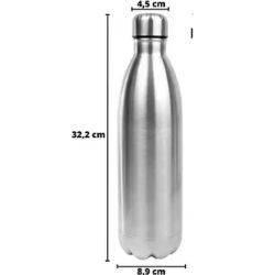 Garrafa termica Inox Parede Dupla 1 L