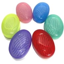 Saboneteira  C/ Tela Palavras C/12un Sortido Plasberb Ref:16355