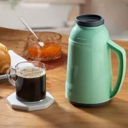 Garrafa Térmica de Mesa Cristal 500ml Verde Soprano Ref:9650 - Imagem 3