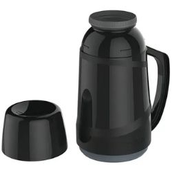 Garrafa Térmica de Mesa Cristal 500ml Preto Soprano Ref:9629 - Imagem 2