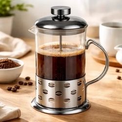 Cafeteira Francesa Fratelli Inox de Vidro Com 350ml Ref:311504 - Imagem 2